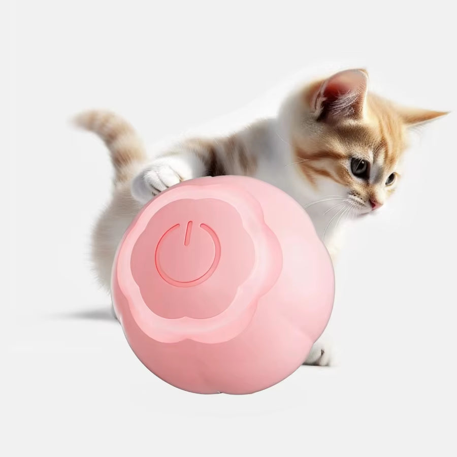Pet Cat Toys Automatic Rolling Smart Cat Ball Training Self-Moving Kitten Toy Cat Playing Indoor Interactive Pet Toys